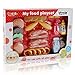 Liberty Imports Burger & Hot Dog Fast Food Cooking Play Set for Kids with Chips and Onion Rings