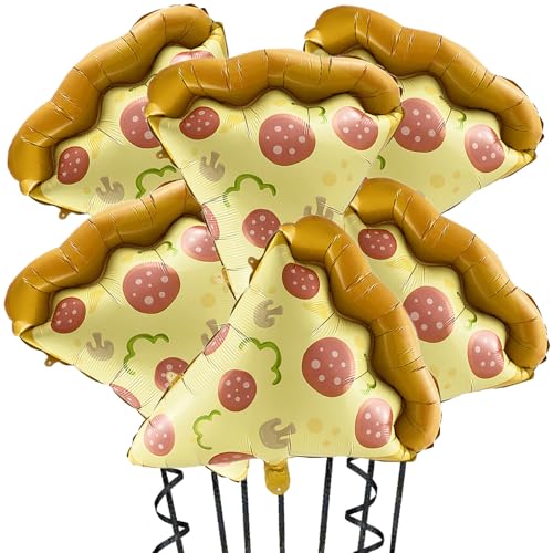 6Pcs Pizza Balloons 23