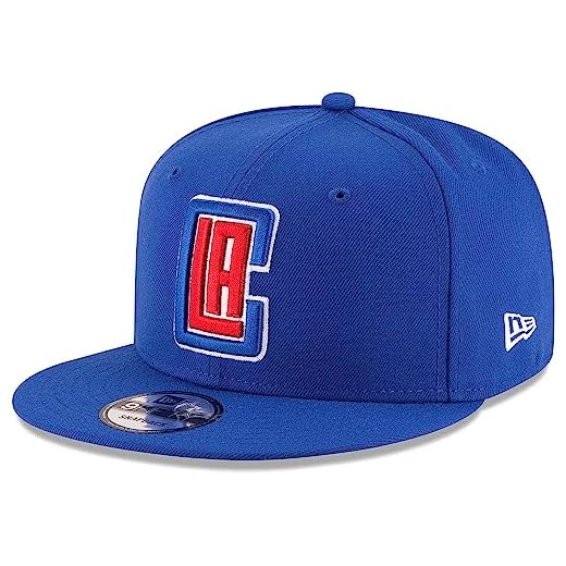 New Era Boné unissex adulto NBA 9FIFTY logotipo primário ajustável tamanho único, Los Angeles Clippers, Tamanho Único