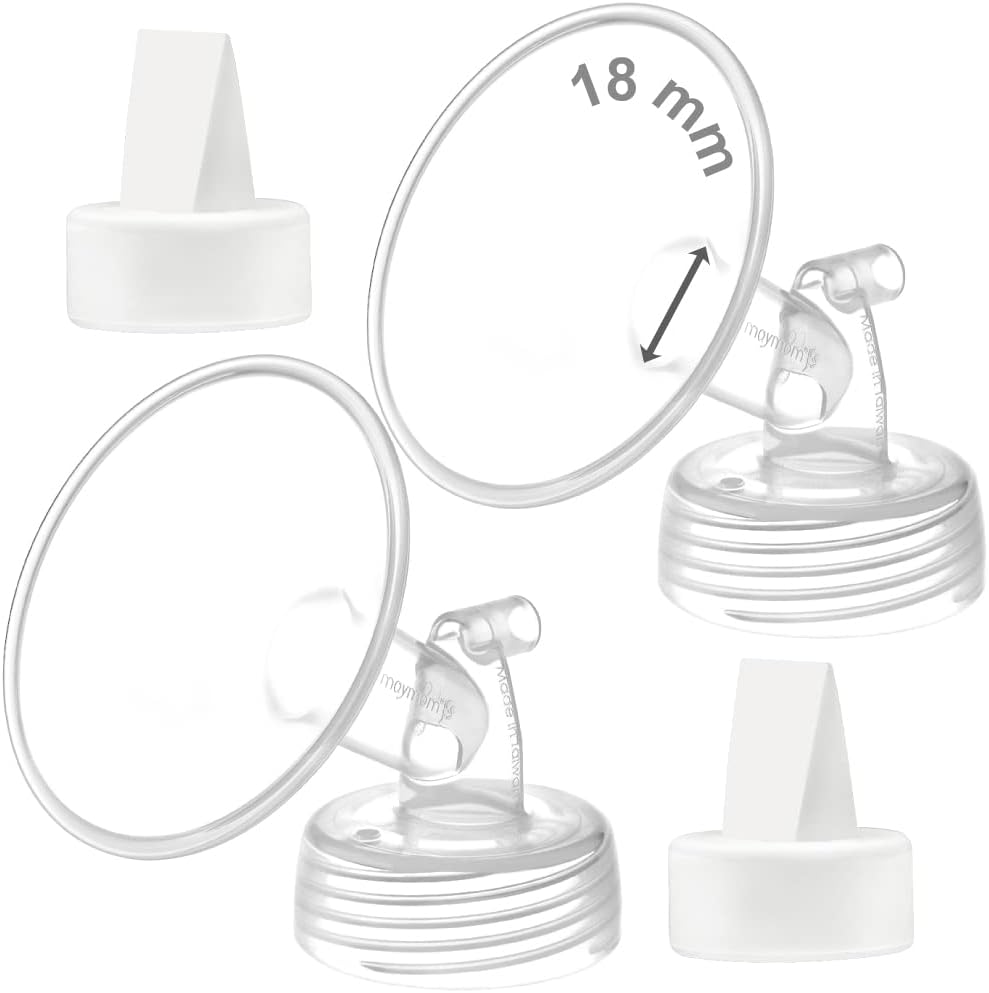 18mm Flange and Duckbill Valve Compatible with Spectra S1 Spectra S2 Spectra 9 Plus Not Original Spectra Pump Parts Replace Spectra S2 Pump Parts Spectra Flange Spectra Duckbill Valve
