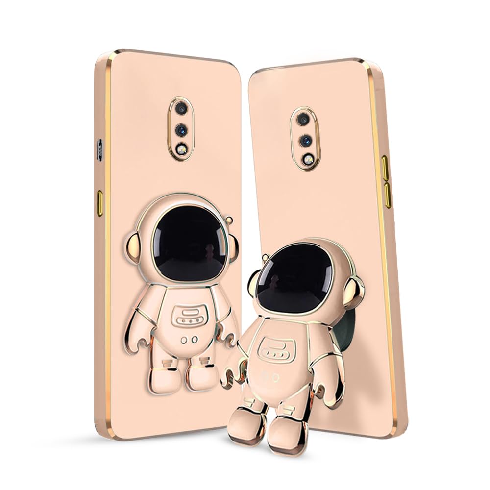 KARWAN®️ 3D Astronaut with Folding Stand Back Cover Case Compatible for OnePlus 7 | Slim electroplated case | Stand case | Soft TPU | Space Astro Theme | Camera Protection-Pink (B0C7LC64B9) Amazon Price History, Amazon Price Tracker