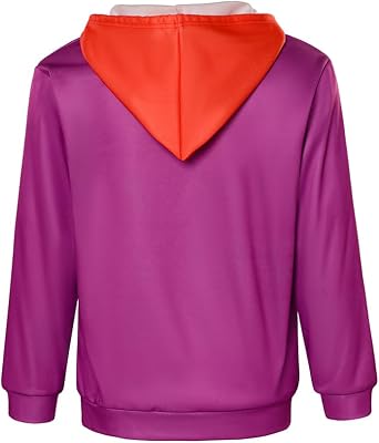 MelangCos Rayman Costume Hoodie Mens Hero Cosplay Hooded Pullover Sweatshirt Halloween Outfit