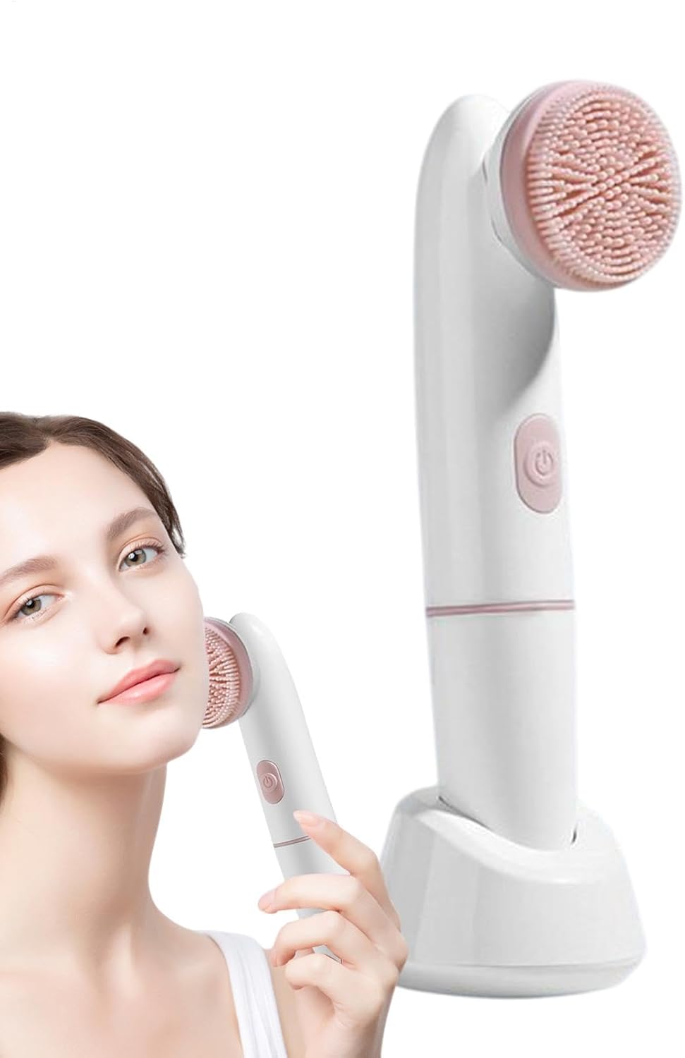 Gezichtsreinigingsborstel – zachte siliconen gezichtsreiniger, diepe poriën exfoliërende borstel | Zachte Huid Massager Waterdichte Elektrische Gezichtsreiniger Schroef Care Tool