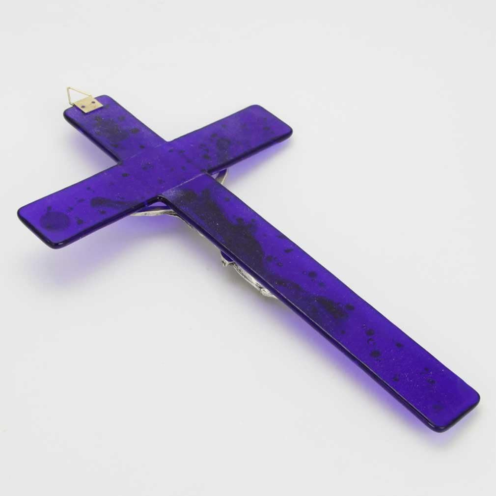 Glass Of Venice Murano Glass Wall Crucifix
