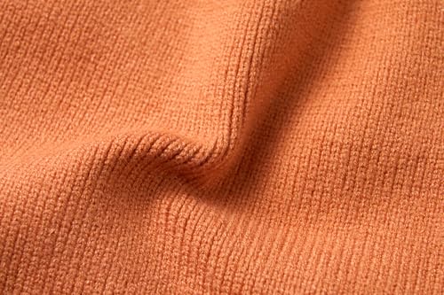 Vestido de malha laranja para cães, roupas de inverno xadrez para cães pequenos, meninas, roupas par