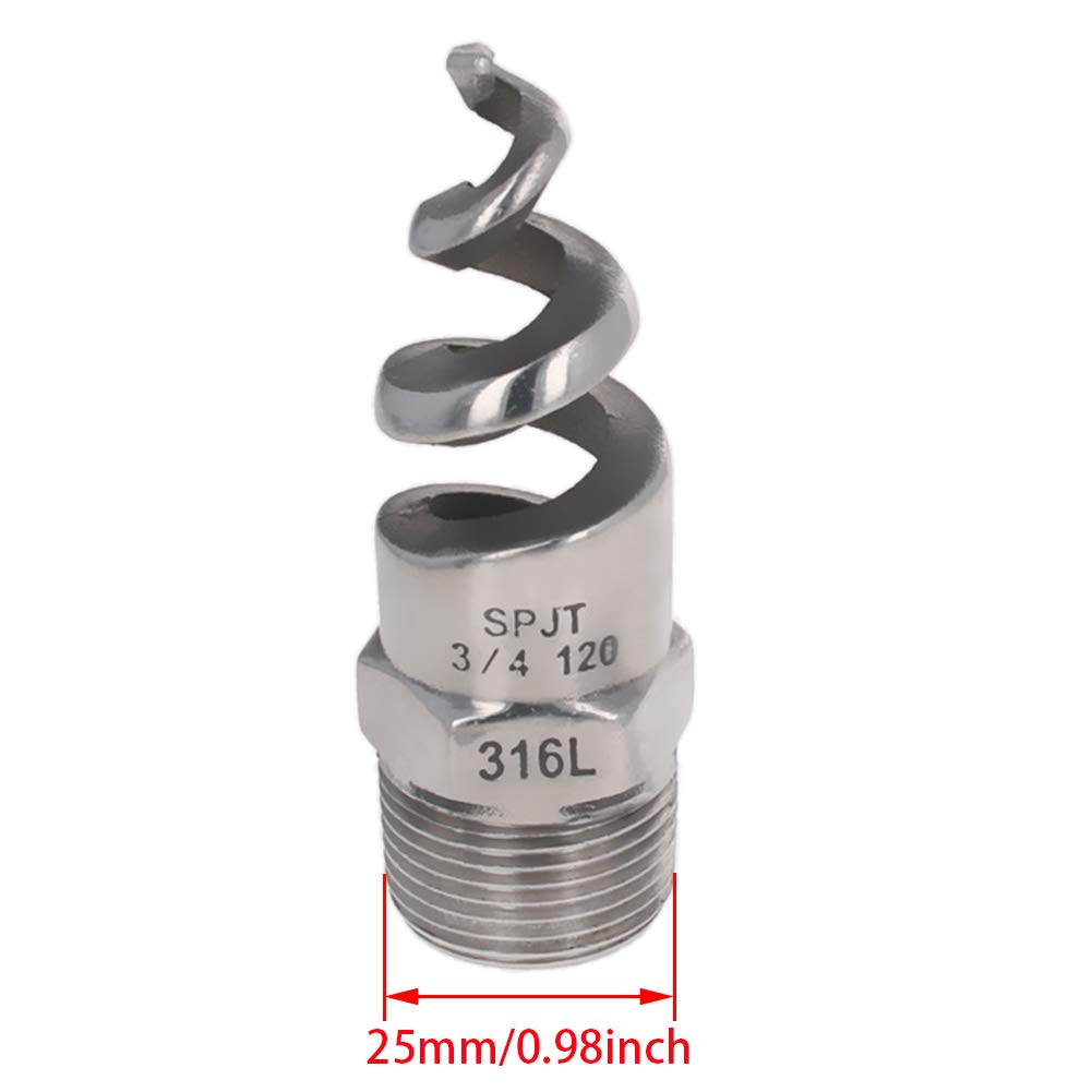 MroMax 1/2 BSPF Spiraldüsen Aus PP – 5 Stück, Rot, Für Nebeleffekte In Garten Oder Industrie