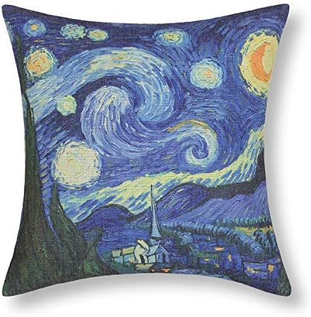 ArtKisser Owl Pillowcases Linen Animal Throw Pillow Covers Owl Bird Decorative Square Pillow Covers 18x18 Zipper Farmhouse Owl Cushion Pillow Covers Decors for Sofa Bedroom Living Room,Set of 2