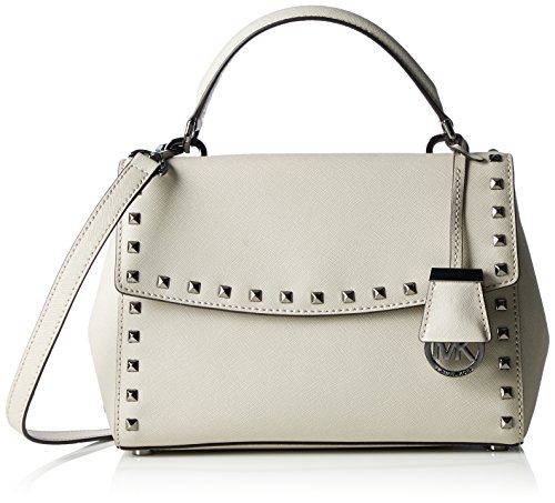 Michael Kors 30T6SAVS1U, Bandolera Mujer, Gris (Cement 092, 28x18x10 cm (B x H x T)