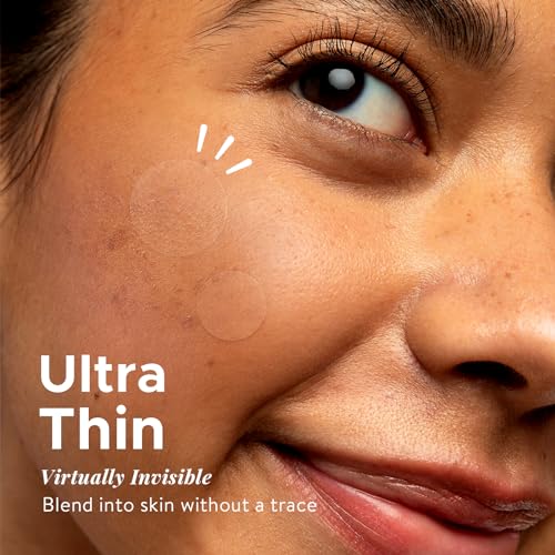 LiBear Pimple Patches, Invisible Acne Cover Patch, Hydrocolloid Acne Patches for Face with Salicylic Acid, Zits Patches for Acne, Bleimish, Pimple Stickers Acne Dots, 96 counts with 10mm, 12mm