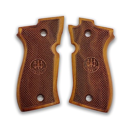 Grips pour Beretta F 81 en noyer fait main au design unique
