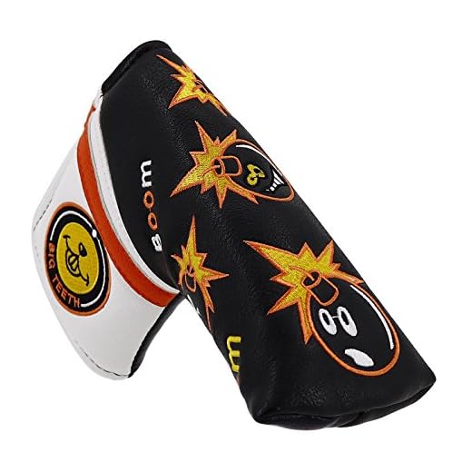 Big Teeth Cubierta magnética para cabeza de putter de hoja de golf, tipo Ping, para Scotty Cameron Taylormade Odyssey Headcover