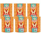 6-Pack of Mr. Bird Flaming Hot Feast Large Wild Bird Seed Cylinder 4 lb. 3 oz.