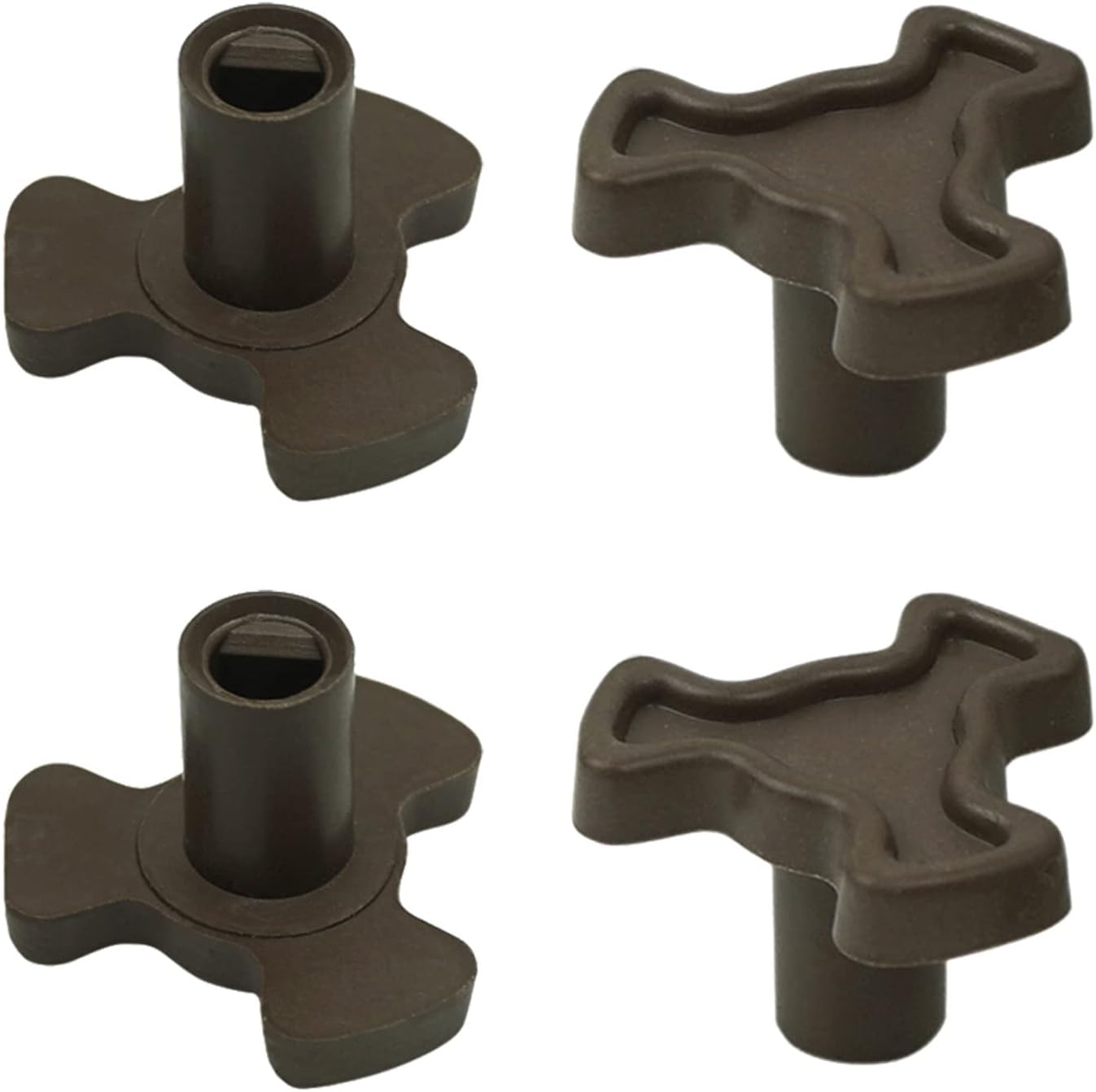 4 PCS 0.67" Shaft Length Microwave Turntable Coupler
