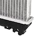 M-AUTO Aluminum Factory Style Radiator Replacement for 2009 2010 2011 2012 2013 Suzuki Grand Vitara 2.4L Engine with Driver Side Aluminum Outlet