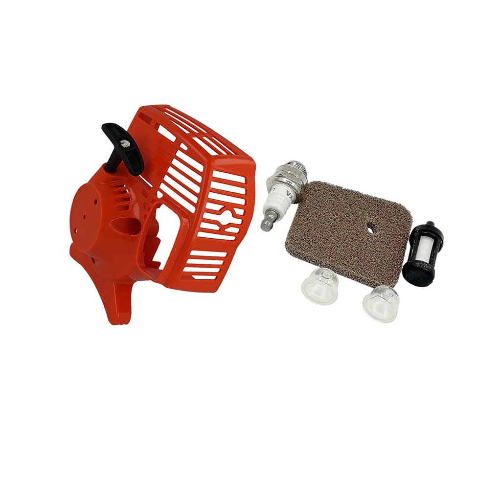 U/D Recoil Starter Assy and Air Filter Spark Plug for Stihl FS38 FS45 FS46 FS55 HS45 FC55 KM55 KM55R Strimmer Replacement Part