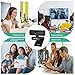immagine 8YOHOOLYO Webcam 1080P Full HD Autofocus con Microfono Stereo,Privacy Shutter,Webcam per Chat Video e Registrazione, Compatibile con Windows e Mac
