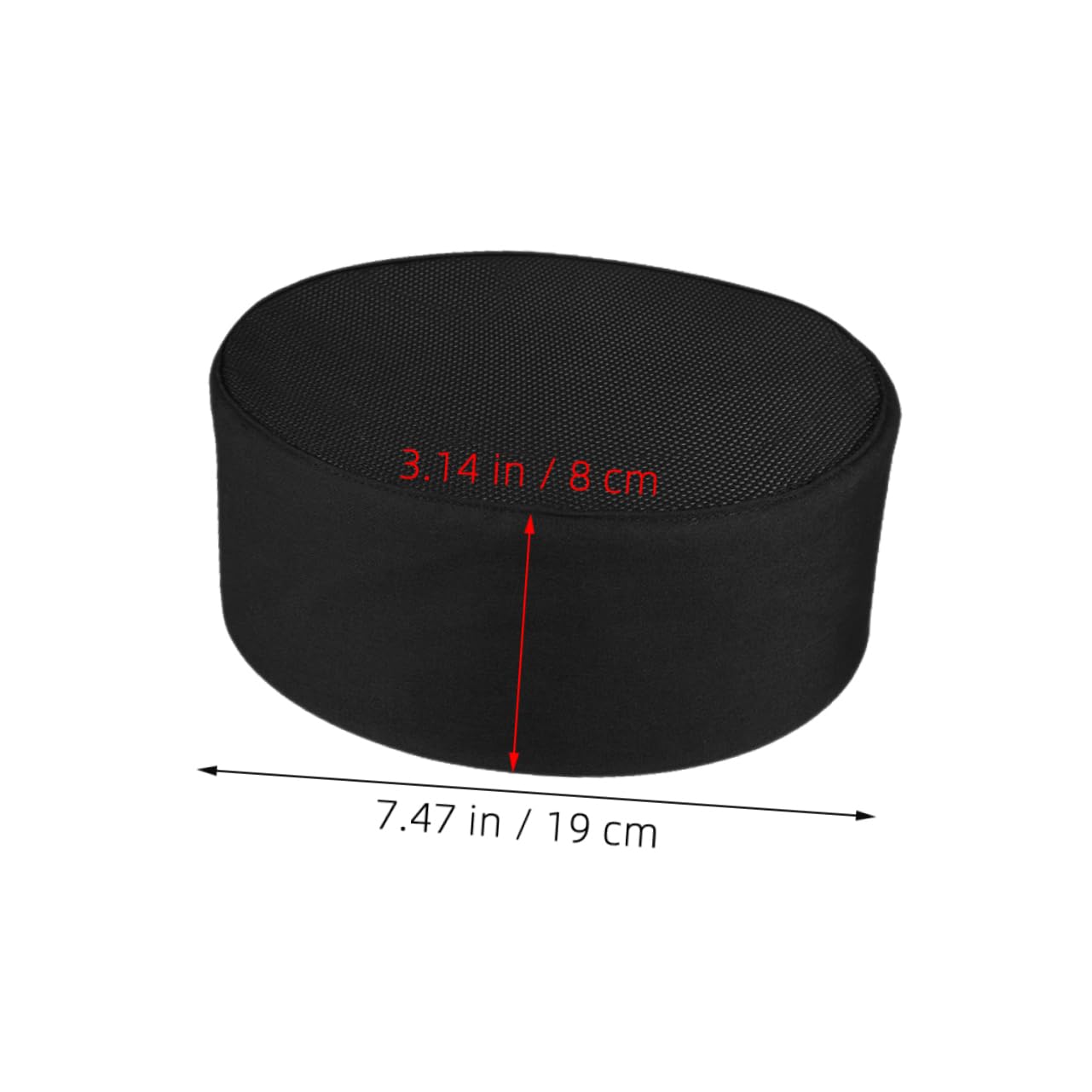 BESTYASH 6 Gorros de Chef Negros Ajustables de Algodón Malla Transpirable para Cocina Profesional y Servicio de Alimentos en Cocina
