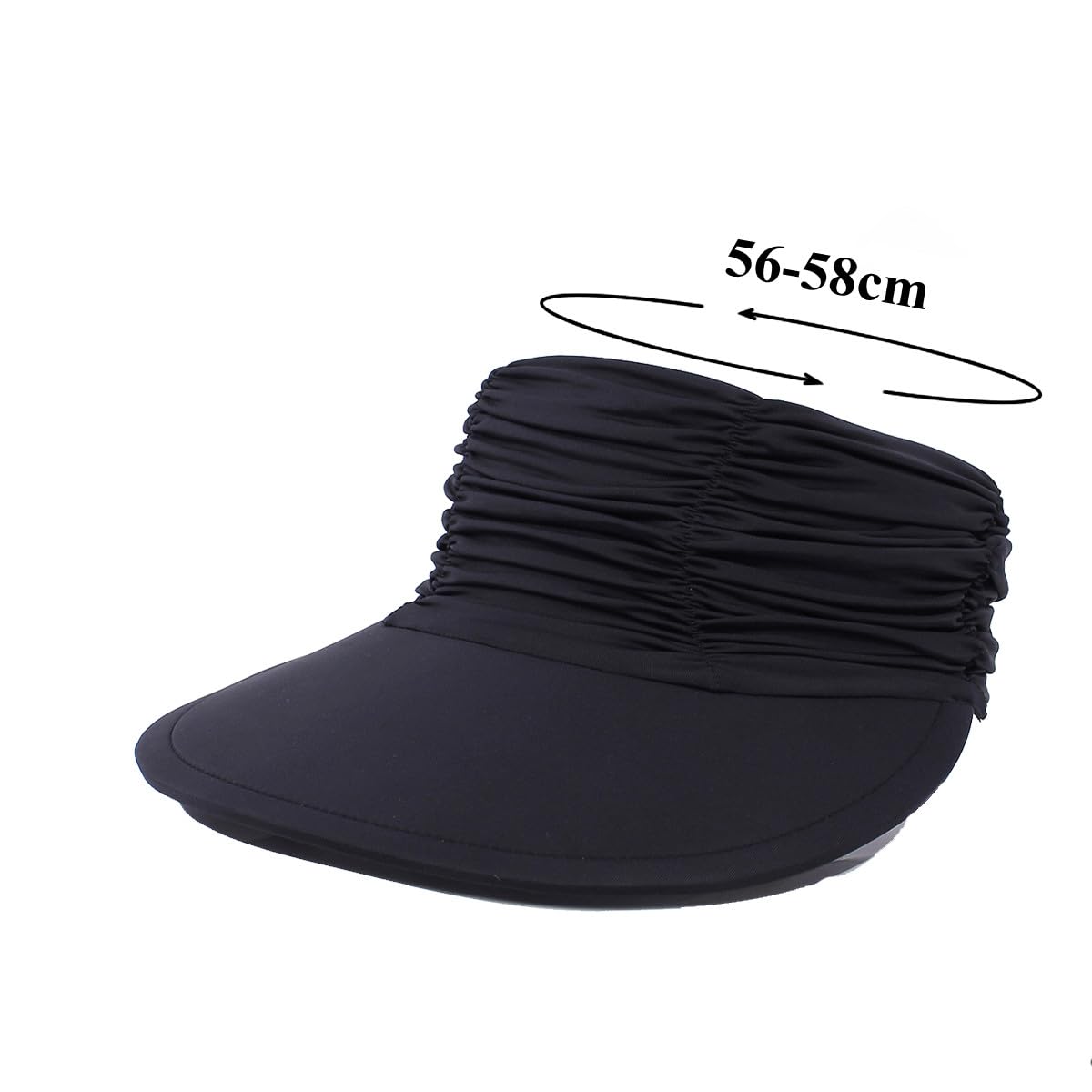 Outdoor Sun Visor damski kapelusz przeciwsłoneczny, szerokie rondo, damska czapka sportowa, kapelusz plażowy, daszek przeciwsłoneczny
