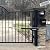 GHOST CONTROLS Solar Heavy-Duty Automatic Gate Opener Kit for Driveway Swing Gates with Long-Range Solar Gate Opener Remote - Model TSS1XP