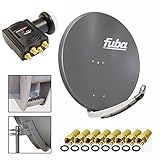 Direkt bis zu 4 Teilnehmer Anschließen - Keine Verteiler oder Multischalter werden benötigt