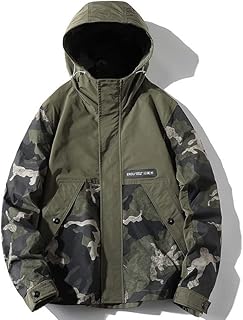 パーカー メンズ ミリタリージャケット マウンテンパーカー 秋 迷彩 ウインドブレーカー ブルゾン ジャンパー コート オリーブDJ546