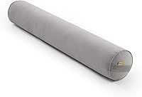 Vista 19 de Almohada larga para la cama – Almohada de refuerzo redonda para adultos, almohada corporal para dormir, soporte ergonómico, 39.37 x 7.87 pulgadas