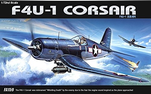 Amazon.com: 1/72 F4U-1 CORSAIR U.S NAVY FIGHTER / ACADEMY MODEL