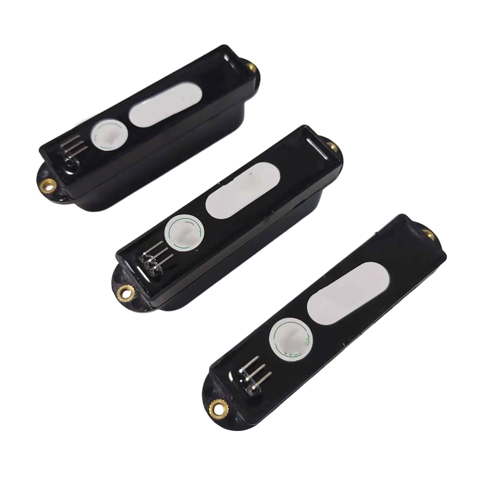 Pastilla De Guitarra Eléctrica Profesional Pastilla Activa SSS Pastilla De Guitarra De Bobina Única | Juego de pastillas de guitarra para mástil, medio y puente, color negro, con arnés de cableado