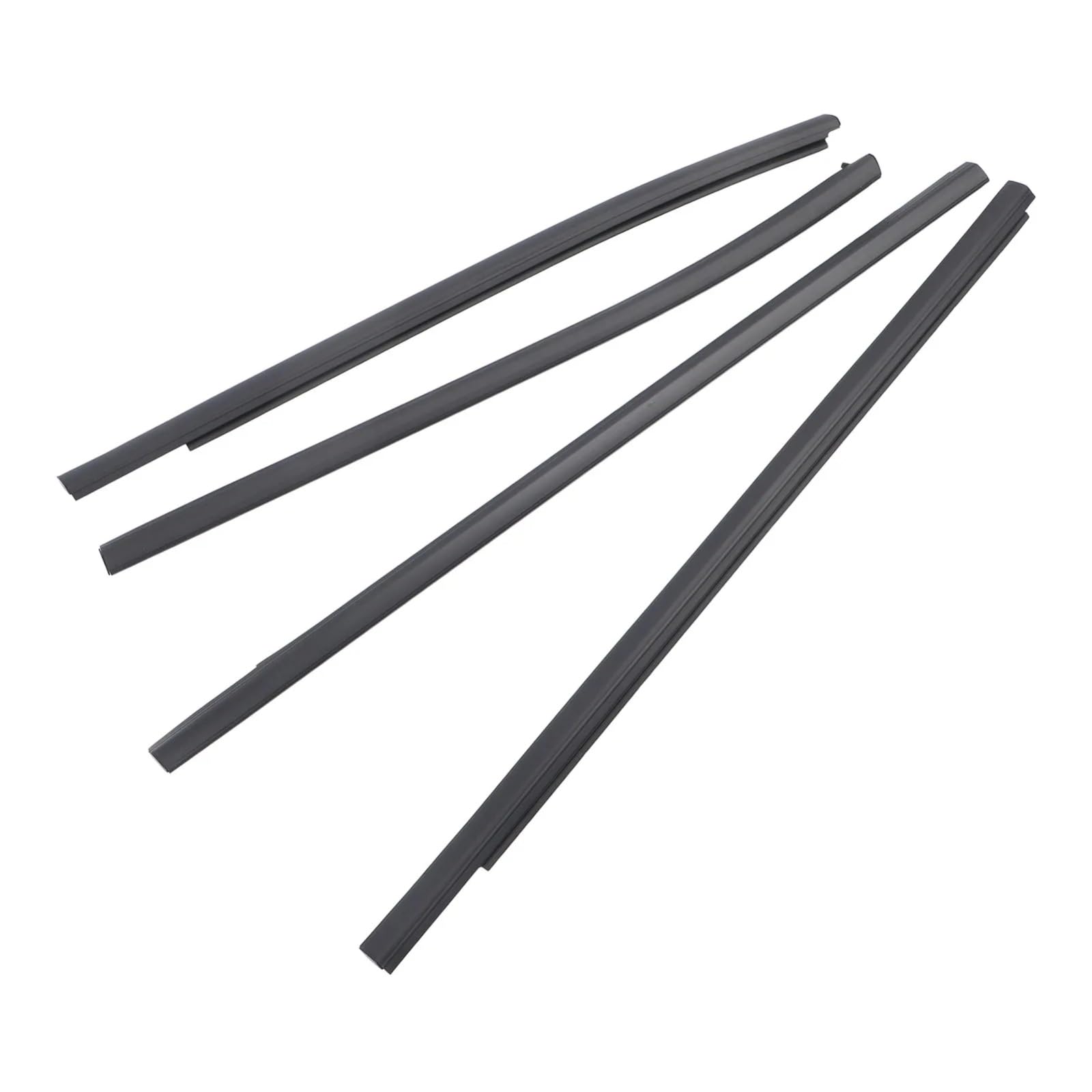 Automotive Window Seals Compatible with for Ranger PX2 PX3 for Wildtrak for Raptor XLT XL 2012-2021 4pcs Car Door Window Weatherstrip AB3Z2625554F