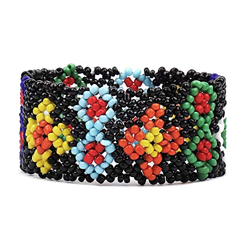 Bracelet tissé de perles fait main le cadeau bohème parfait pour gâter une femme