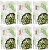 Yutaka Wasabi Peas 100g (Pack of 6) | Crunchy Japanese Snack | Bold Spicy & Savory Flavor | High-Protein Healthy Snack | Perfect for Parties, Bento Boxes & On-the-Go | Vegan | Vegetarian | Gluten-Free