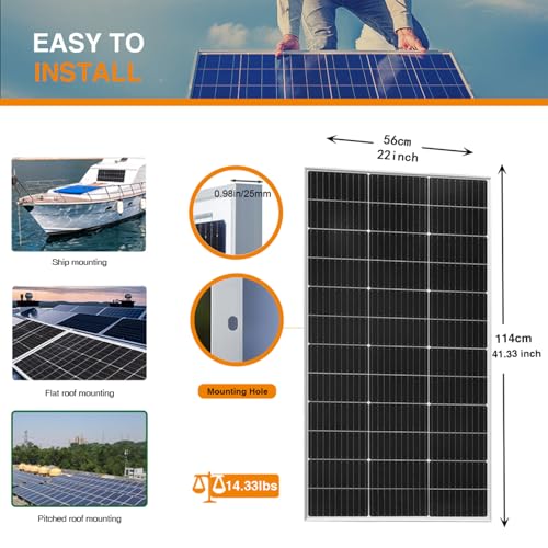Panneau solaire 240W avec regulateur pour ne plus manquer d'energie