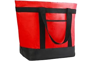 Insulated Reusable Tote Bag: Perfect for Grocery Shopping, Food Delivery, and More
