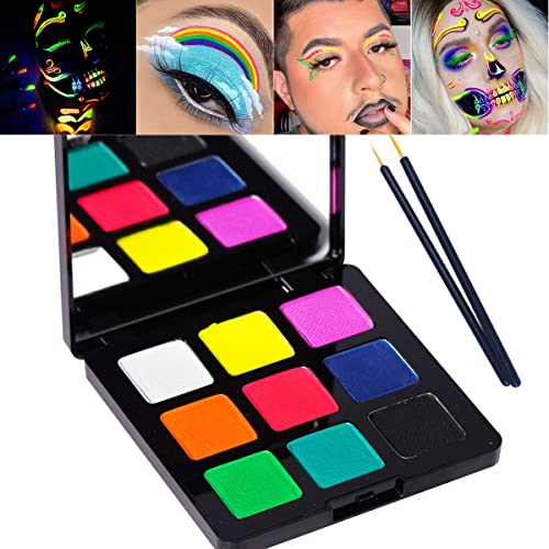Bowitzki 9 Colors Water Activated Eyeliner Retro Hydra Liner Makeup Graphic Eyeliner UV Glow