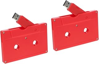 OSALADI 2Pcs Fita De Simulação U Disk Computador U Disk Portátil Gravador De Cassetes Computador Stick De Memória 16Gb U Disk Flash Disk Portátil U Disk 4Gb Eletrônico Pp Plástico USB