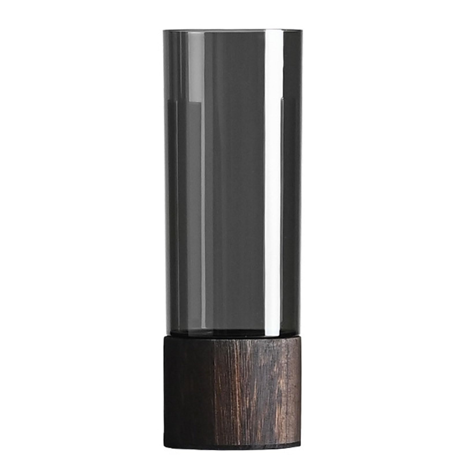 Decorative Flower Vases for Table Centerpieces Artistic Wood Acrylic Shatterproof Acrylic Vase with Base Decorative for Centerpieces