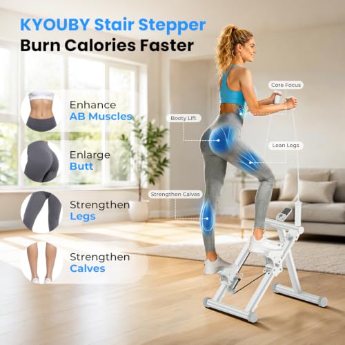 Image of OWLSKY Stair Stepper for Home,Vertical Climber Exercise Machine with Stable Triangular Frame, Smooth & Quiet Motion, Full Body Workout Equipment