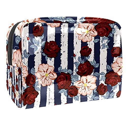 Trousse de maquillage fleurie cadeau idéal pour les femmes