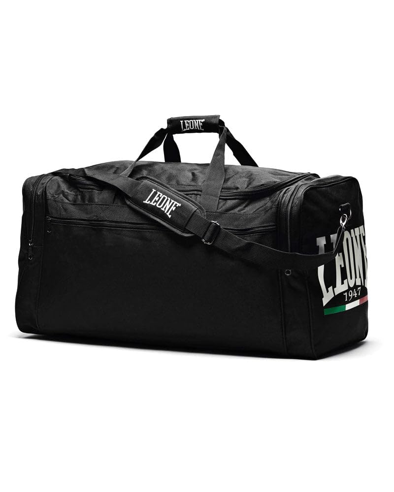 LEONE 1947, Sac de Sport, Adulte Unisexe, Noir, Taglia Unica, AC909