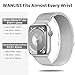 WANLISS Original Metal Milanese Loop Compatible with Apple Watch Band 38mm 40mm 41mm 42mm 44mm 45mm 49mm for Women Men, Magnetic Stainless Steel for iWatch Se Ultra Series 11 10 9 8 7 6 5 4 3 2 1