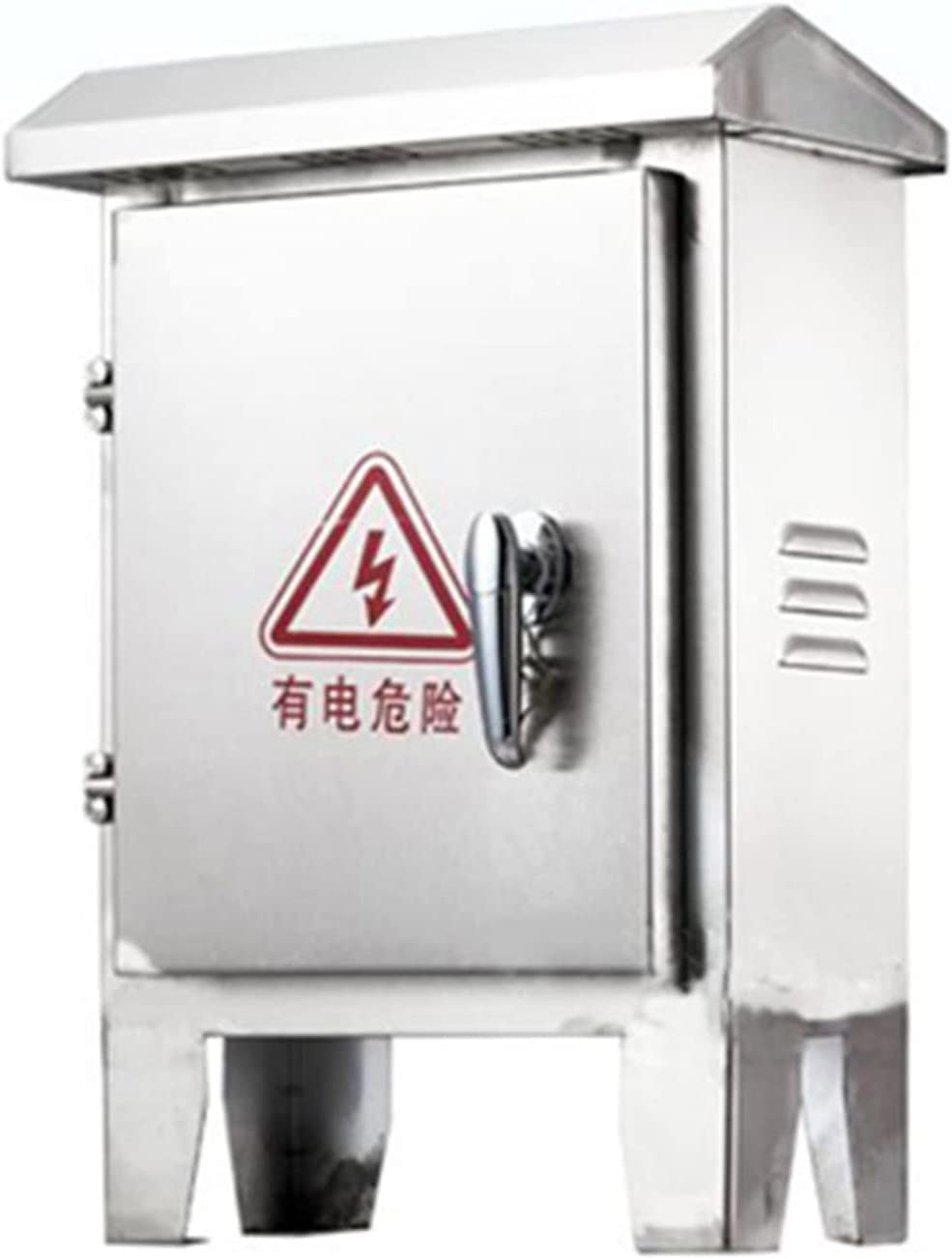 XBTGS Scatola elettrica per progetti elettrici in acciaio inossidabile resistente alle intemperie IP67, scatola di controllo durevole per elettronica, 50 x 40 x 20 cm, ideale per applicazioni esterne