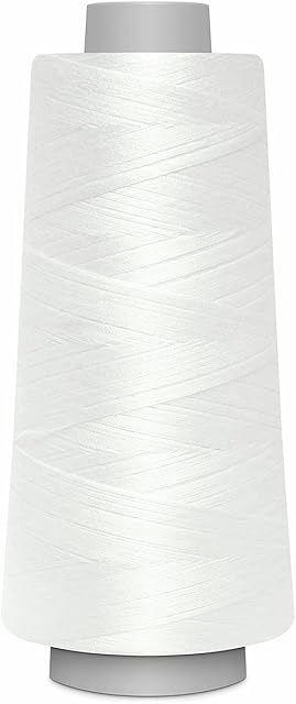 Gütermann 742279 1005 Gutermann Toldi Lock Overlocking Thread 2500m x 1 Reels, White, 12 x 5,5 x 5,5 cm
