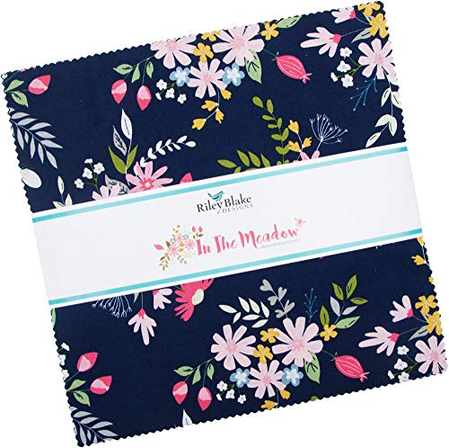 Riley Blake Designs Riley Blake in The Meadow 5'' Stackers 42 Pcs, Multi