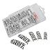 100pcs Zebra Pattern French Artificial Half False Nails Nail Art Tips + Glue + Box #D2