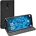 Produktbild PhoneNatic Kunst-Lederhülle kompatibel mit OnePlus 6T - Book-Case schwarz Cover