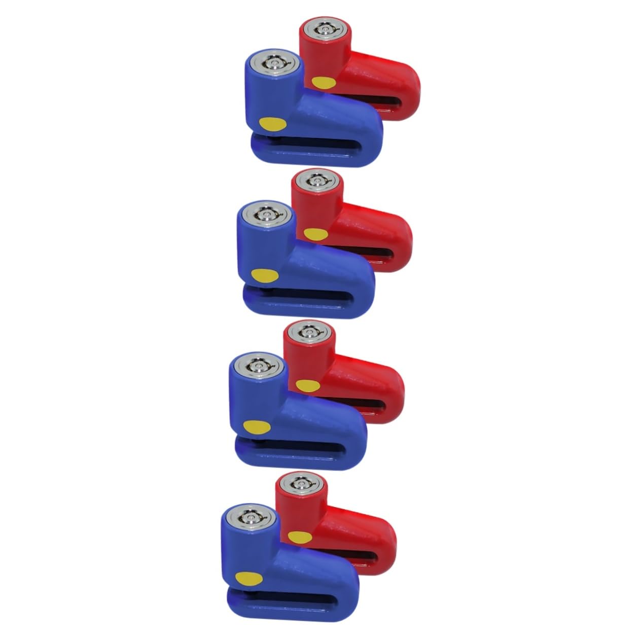 Mobestech 4 Set Di Lucchetti Per Motocicletta Compatti E Leggeri Per Ciclismo 2 Pezzi * 4