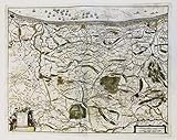  Flandriae Pars Occidentalis continens... - Vlaanderen Flandre Dunkerque Nieuport Gravelines Ypres Dixmude Belgique Belgium Belgien Karte map carte gravure