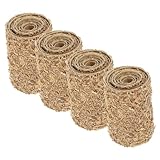 Mini foin de paille - idéal pour une utilisation dans une mini décoration, des projets d'artisanat comme charmantes pièces d'exposition qui apportent une ambiance rustique à votre espace, mini foin pour l'artisanat