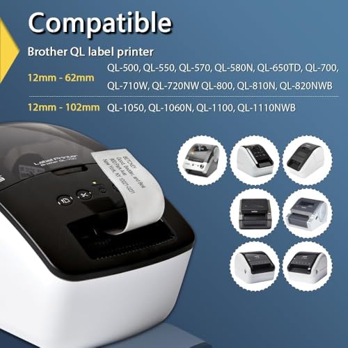 Image of BETCKEY Replace for Brother DK-2205 2.4in x 100ft Continuou Labels[10 Roll]