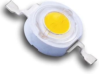 10Pcs High Power LED Chip 3W High CRI Warm White Super Bright Lamp Component Replacement Element DIY Lighting Project 700mA/3.2-3.6V/2800-3200K/CRI95